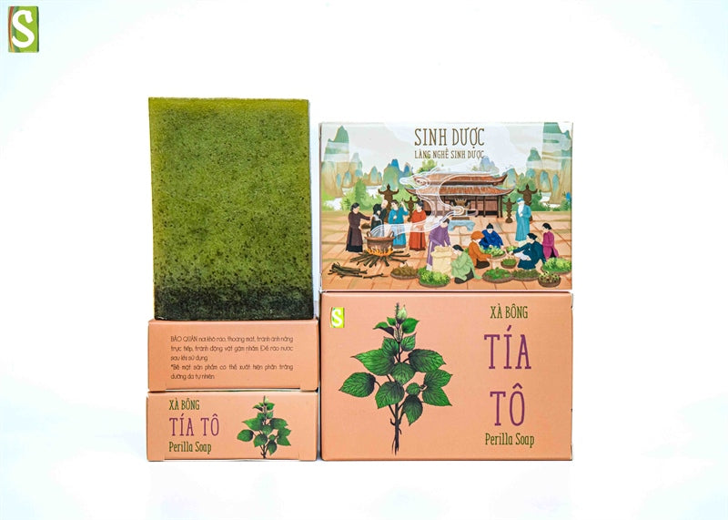 Xà bông tía tô - Perilla soap 110g