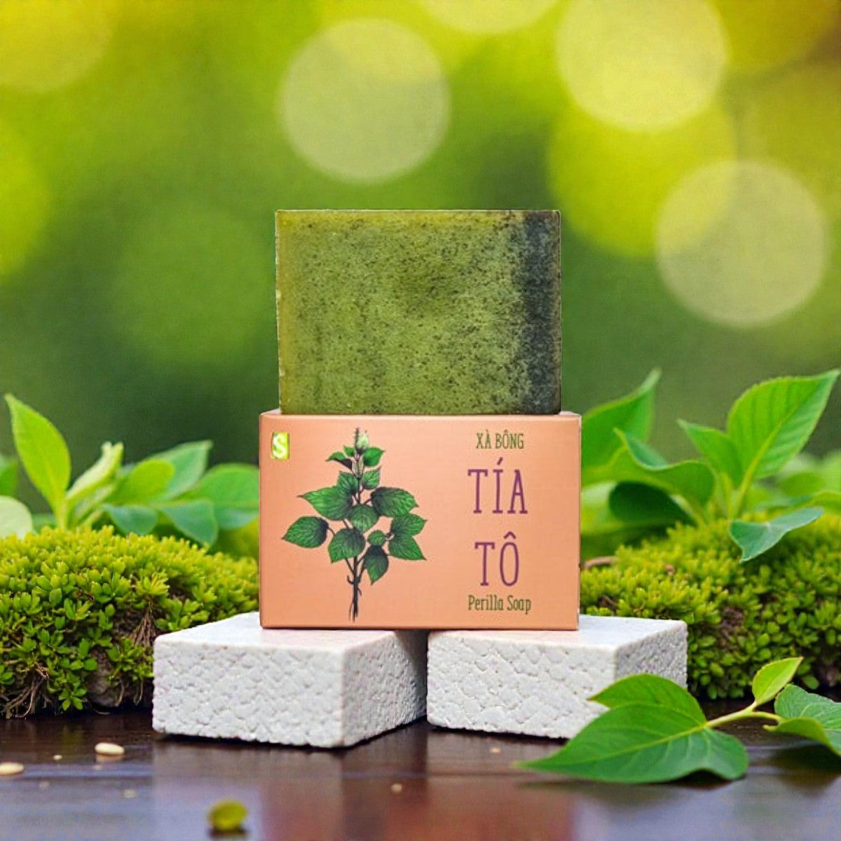 Xà bông tía tô - Perilla soap 110g