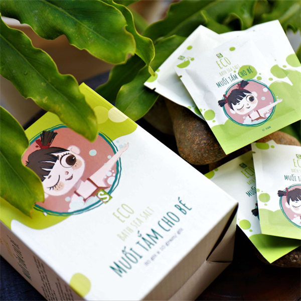 Muối tắm bé Eco 10g (Hộp 30 gói)