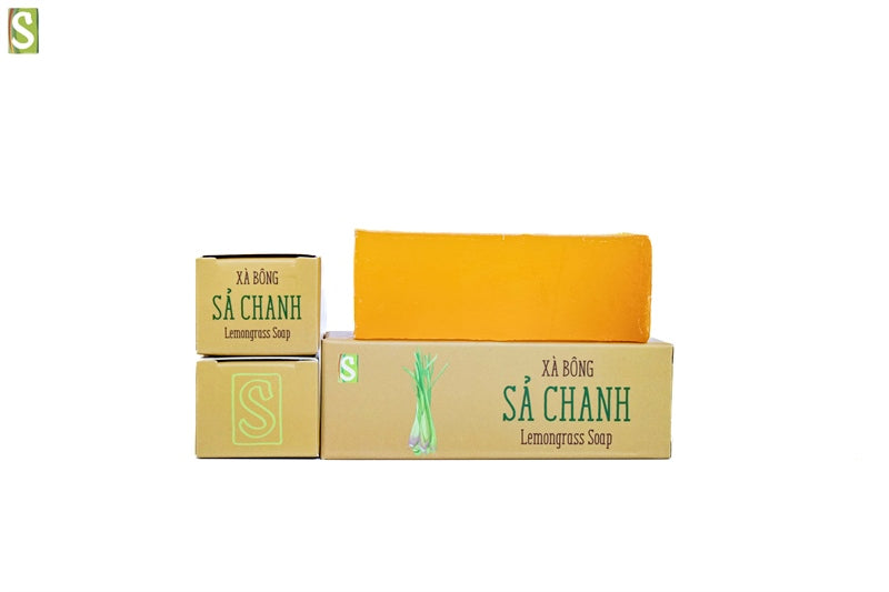 Xà bông Nghệ - Sả Chanh - Turmeric & Lemongrass soap 55g