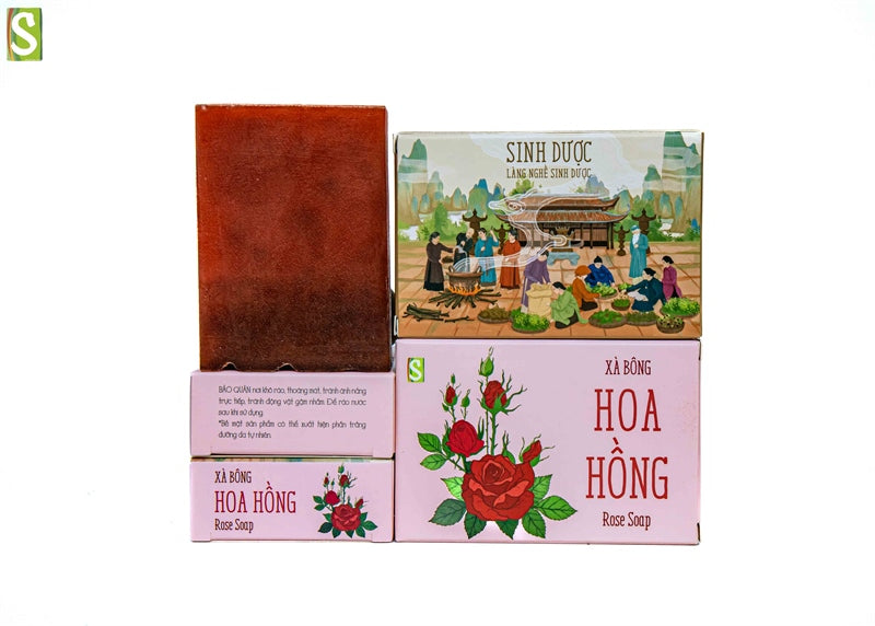 Xà bông hoa hồng - Rose soap 110g