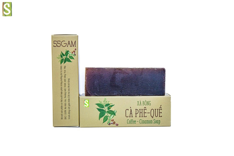 Xà bông Cà Phê - Quế - Coffee & Cinamon Soap 55g