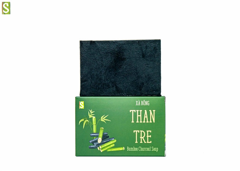 Xà bông than tre - Bamboo charcoal soap 110g