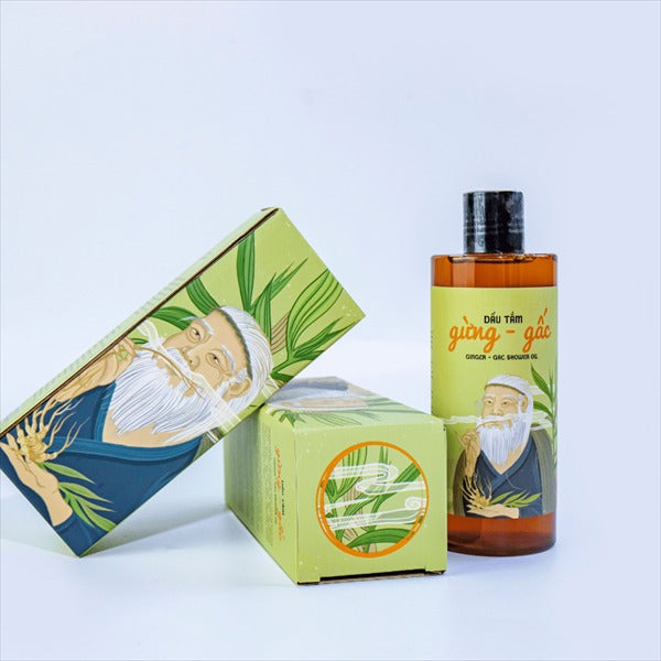 Dầu tắm Nghệ - Gừng - Turmeric & Ginger Shower Oil 300ml