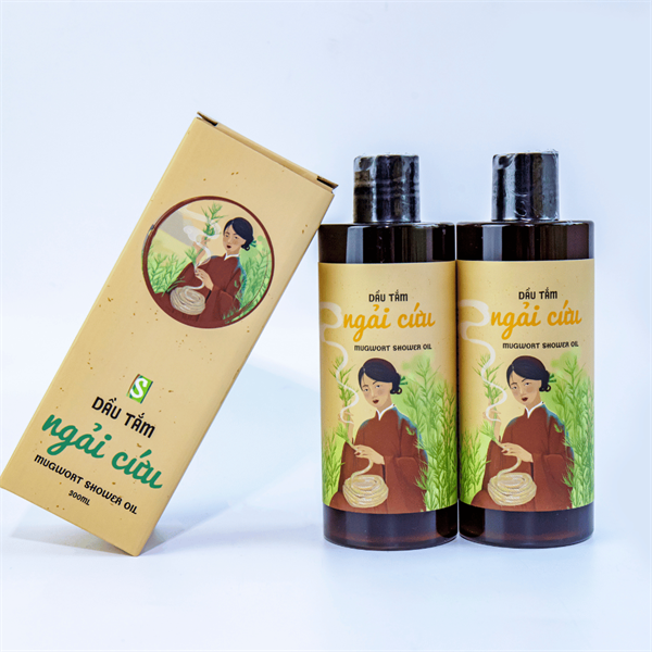 Dầu tắm ngải cứu - Mugwort shower oil 300ml