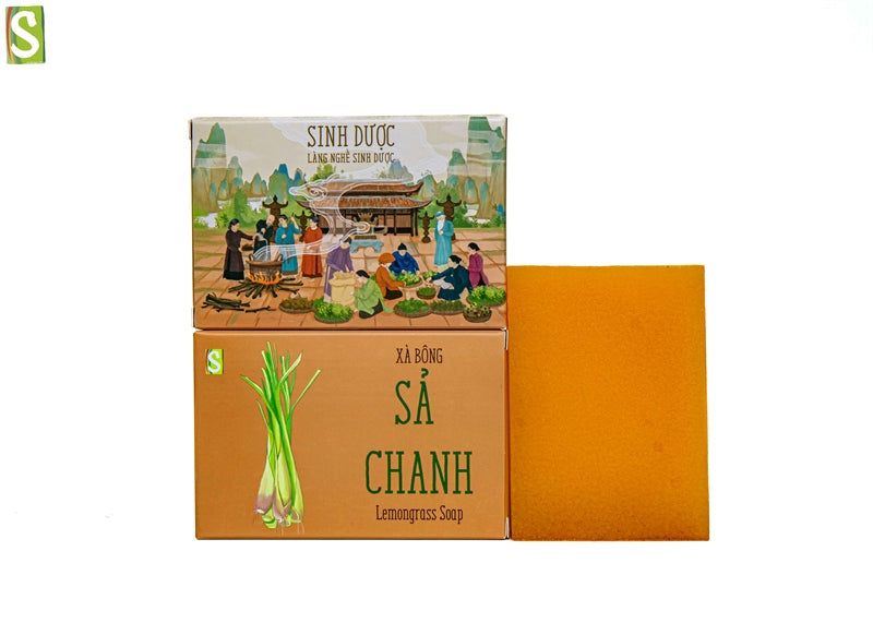 Xà bông Nghệ - Sả Chanh - Turmeric & Lemongrass soap 110g