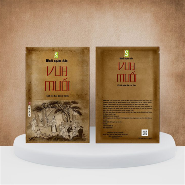 Muối ngâm chân Vua Muối 50g (Hộp 10 gói)