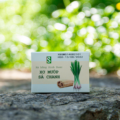 Xà bông Xơ mướp Sả Chanh - Loofah & Lemongrass soap 120g