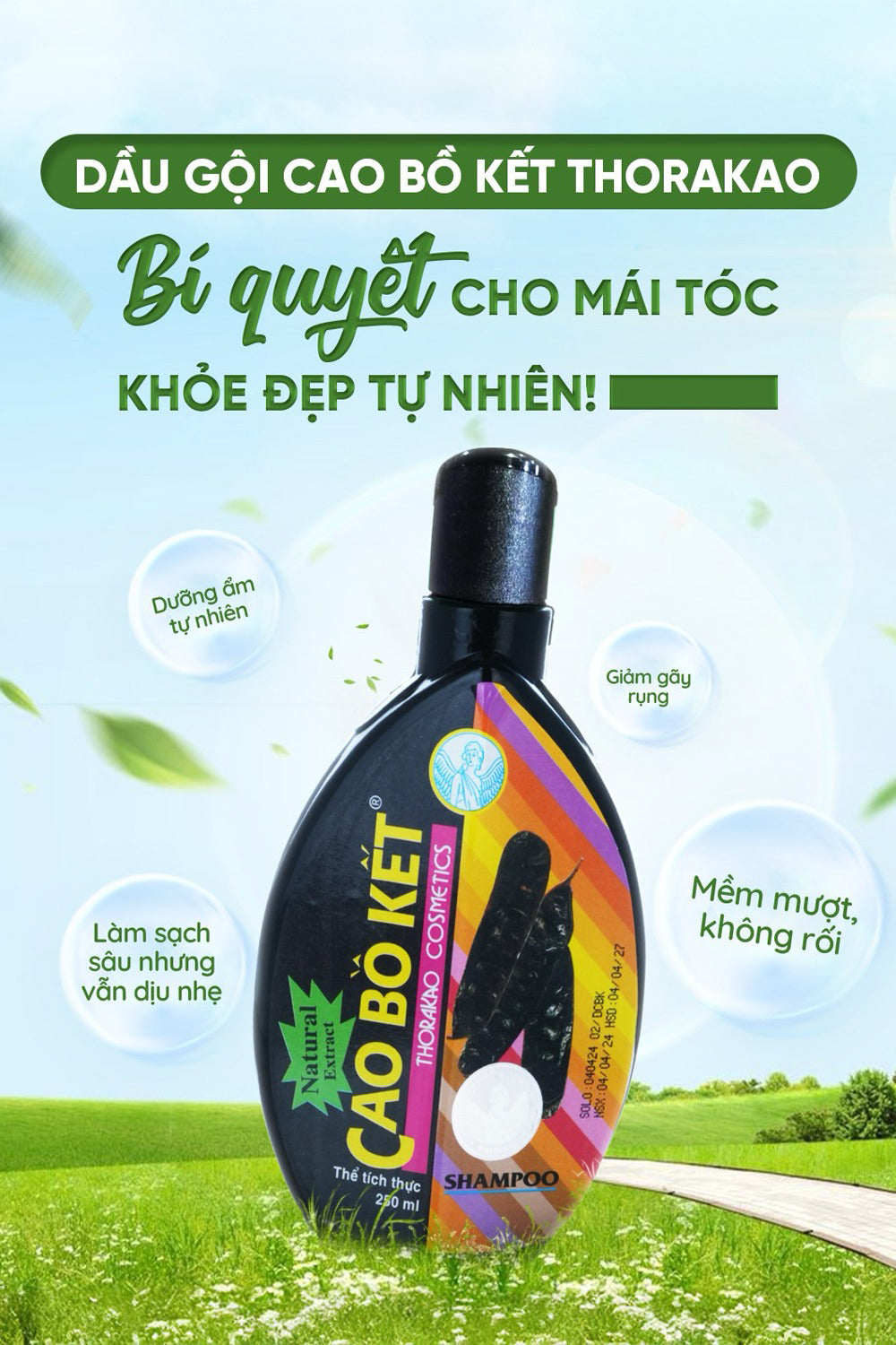 Dầu Gội Cao Bồ Kết 250ml