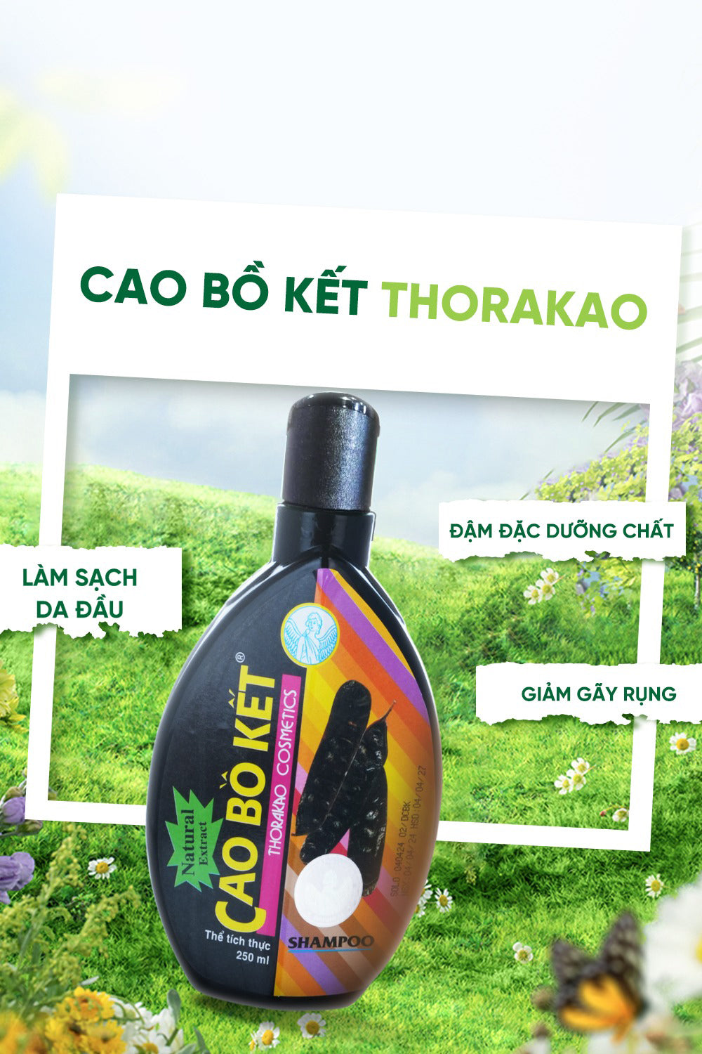 Dầu Gội Cao Bồ Kết 250ml