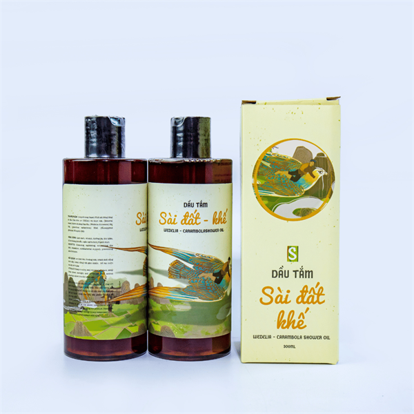 Dầu tắm Sài Đất - Khế - Wedelia & Carambola Shower Oil 300ml