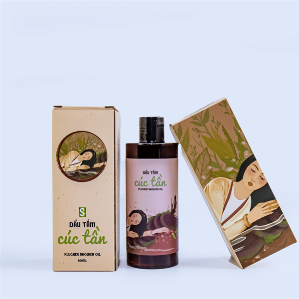 Dầu tắm cúc tần - Pluchea shower oil 300ml