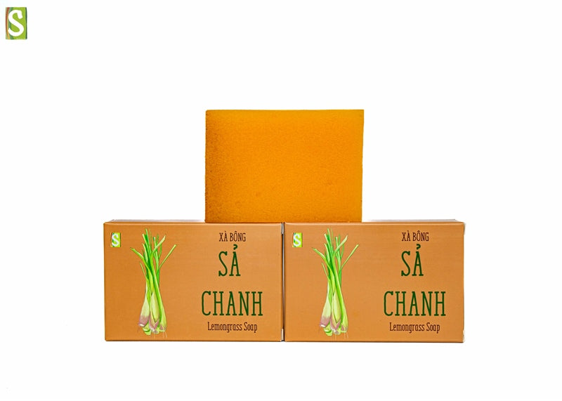Xà bông Nghệ - Sả Chanh - Turmeric & Lemongrass soap 110g