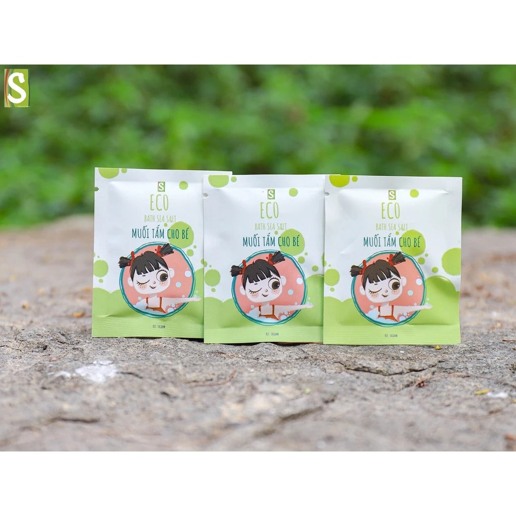 Muối tắm bé Eco 10g (Hộp 30 gói)