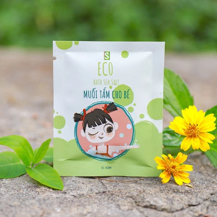 Muối tắm bé Eco 10g (Hộp 30 gói)