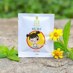 Muối Tắm Bé Eco Gold 10g (Hộp 30 gói)