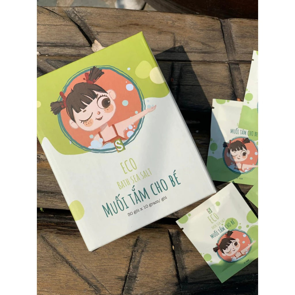 Muối tắm bé Eco 10g (Hộp 30 gói)