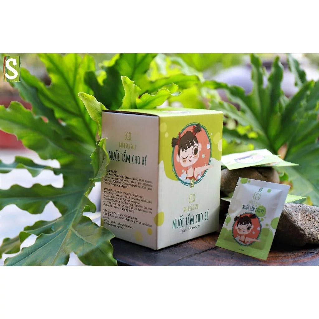 Muối tắm bé Eco 10g (Hộp 30 gói)